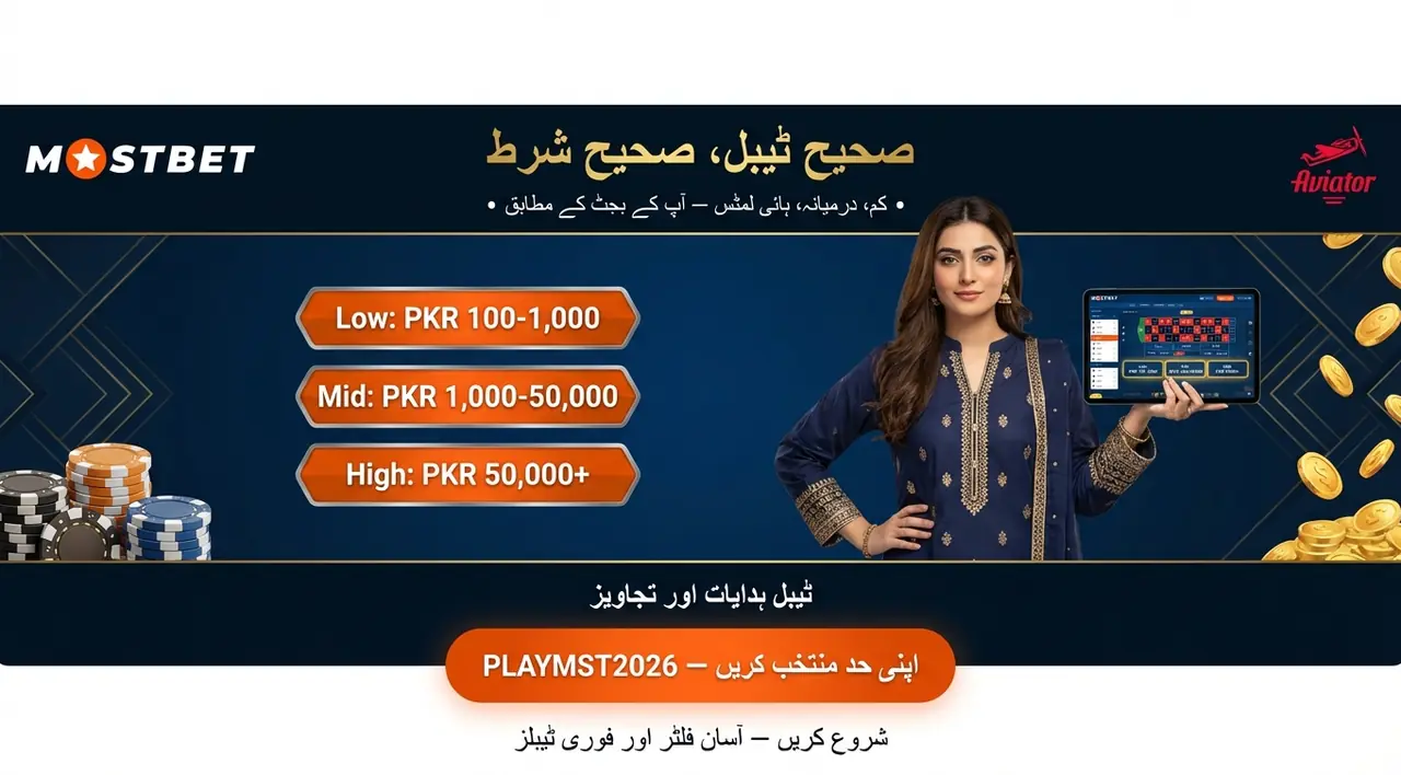 ٹیبل لمٹس اور صحیح انتخاب کی تصویر